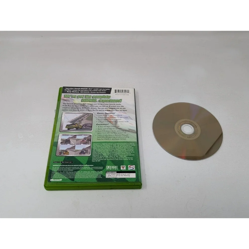 NASCAR Heat 2002‎ Original Xbox Game Racing 2001 NO MANUAL